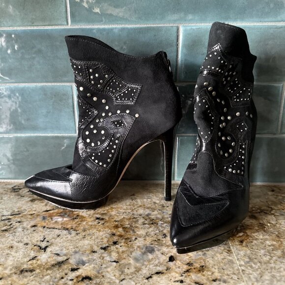 Alice‎ Oliva Boots Platform Stiletto Boot Sexy Studded 5.5 35 Witchy Goth Egirl - Picture 3 of 11